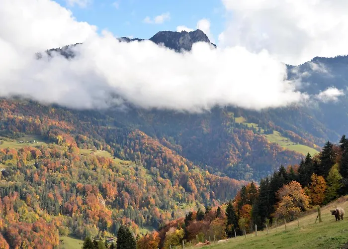 Pensión Les Et Roulottes Des Noisetiers Leysin
